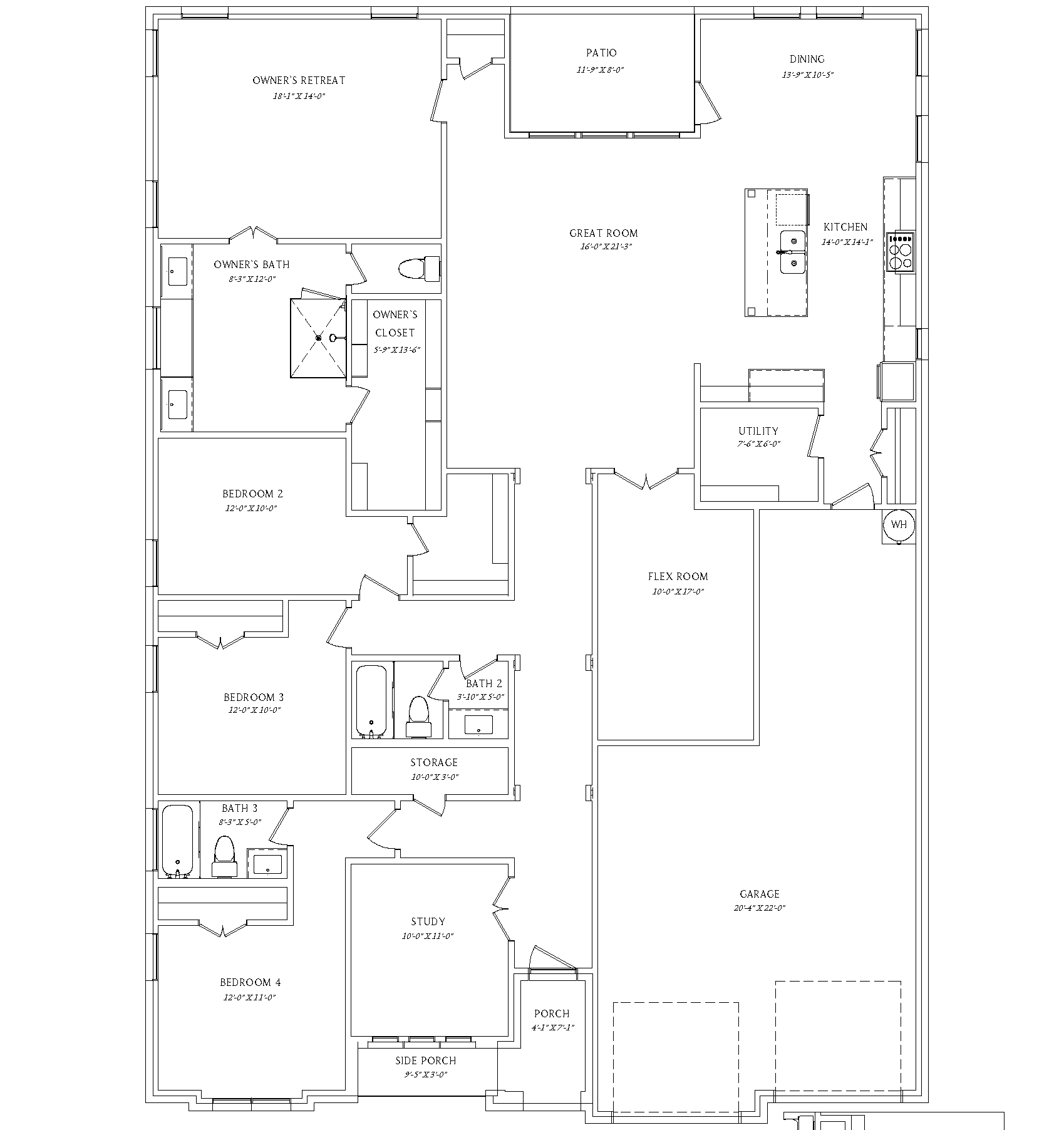 Tanner Floor Plan and Options
