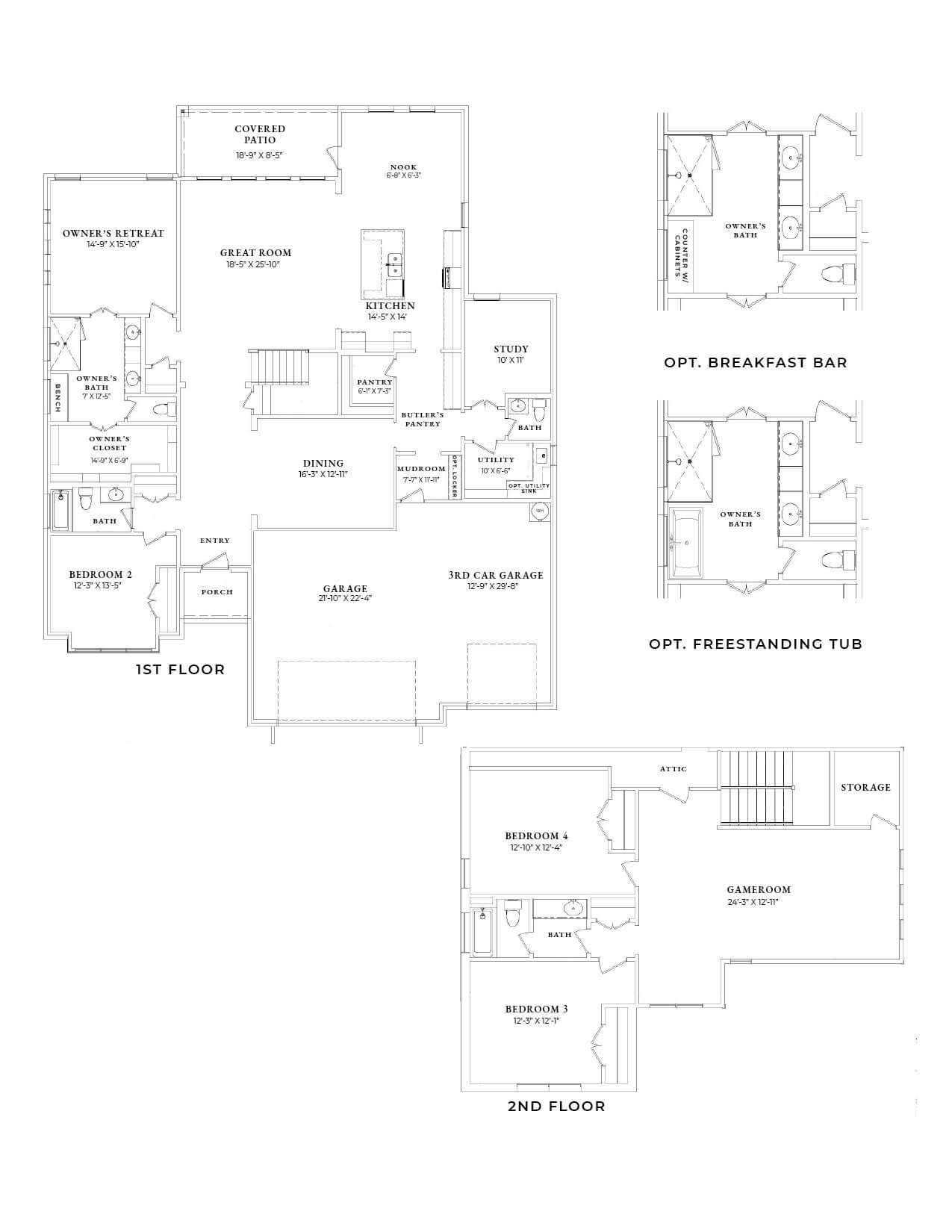 Tilden Floor Plan and Options