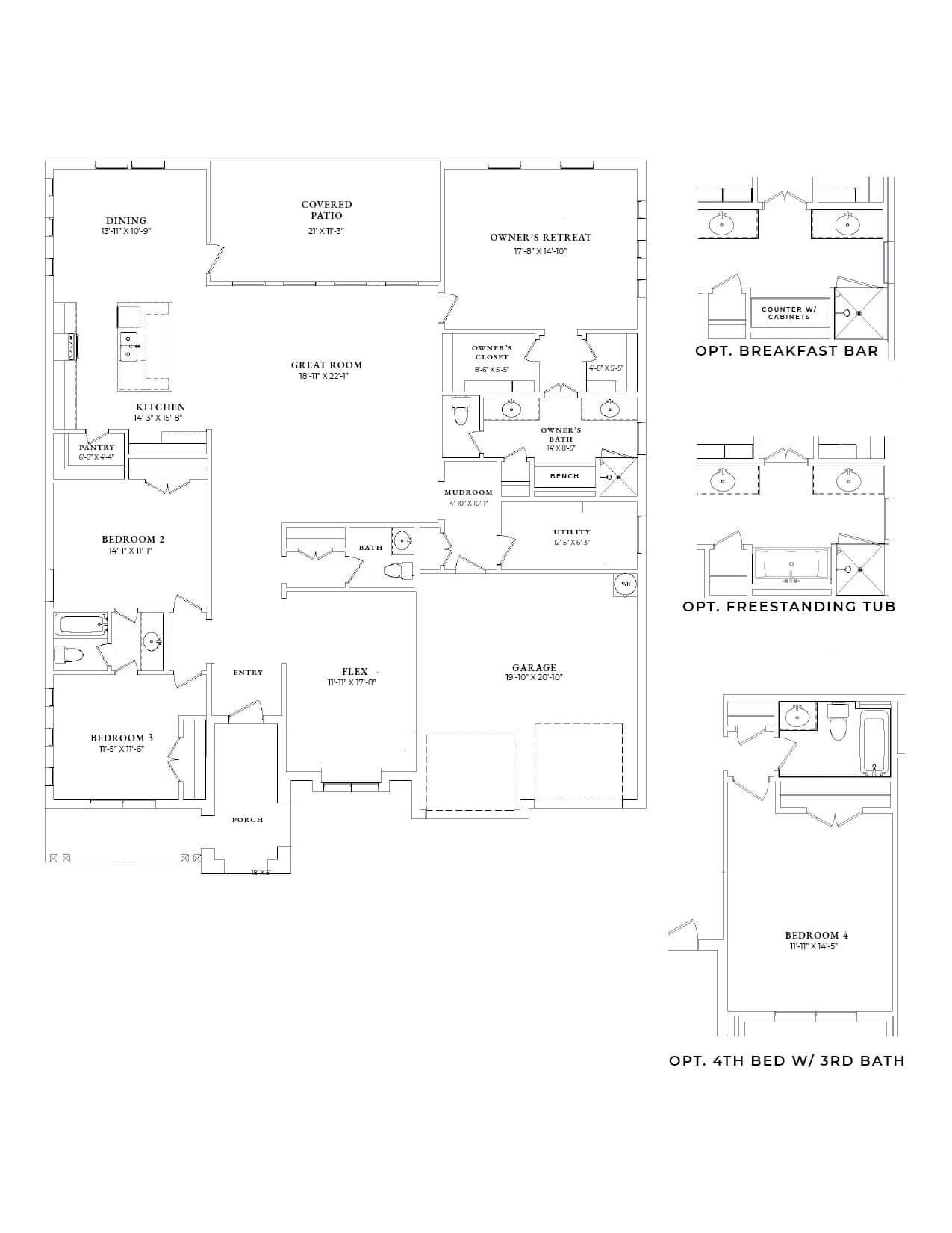 Travis Floor Plan and Options