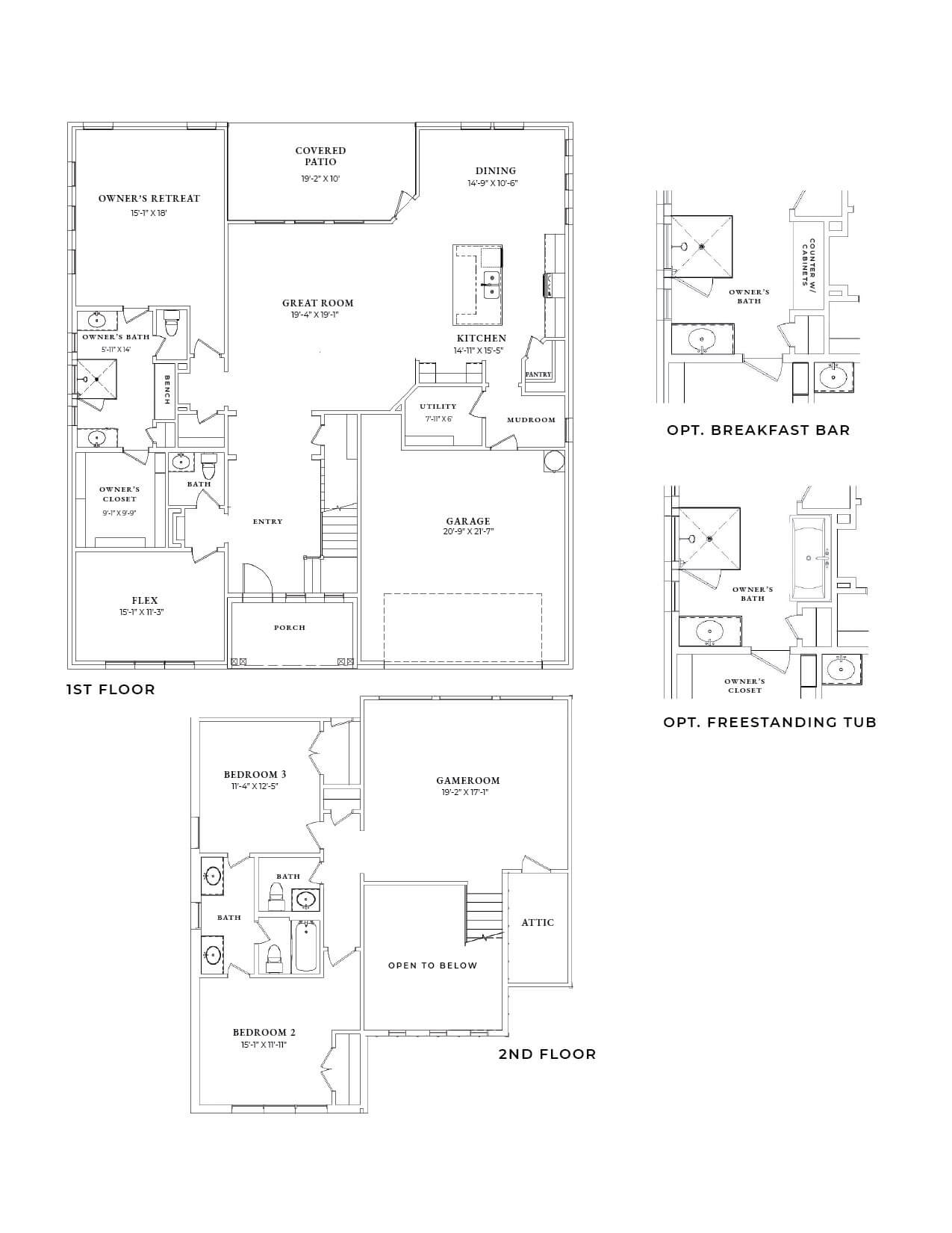 Trenton Floor Plan and Options