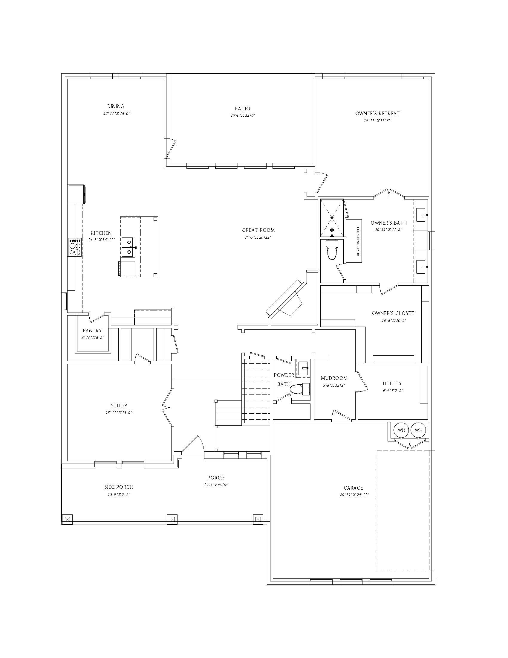 Eleanor Floor Plan - 1st Floor