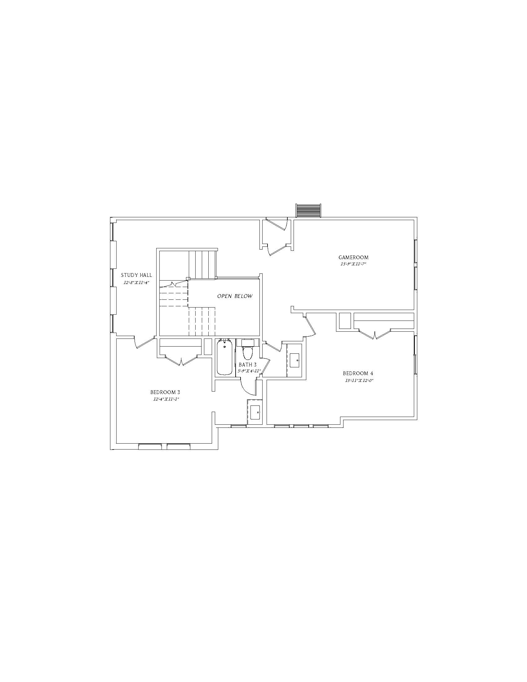 Newport Floor Plan - 2nd Floor