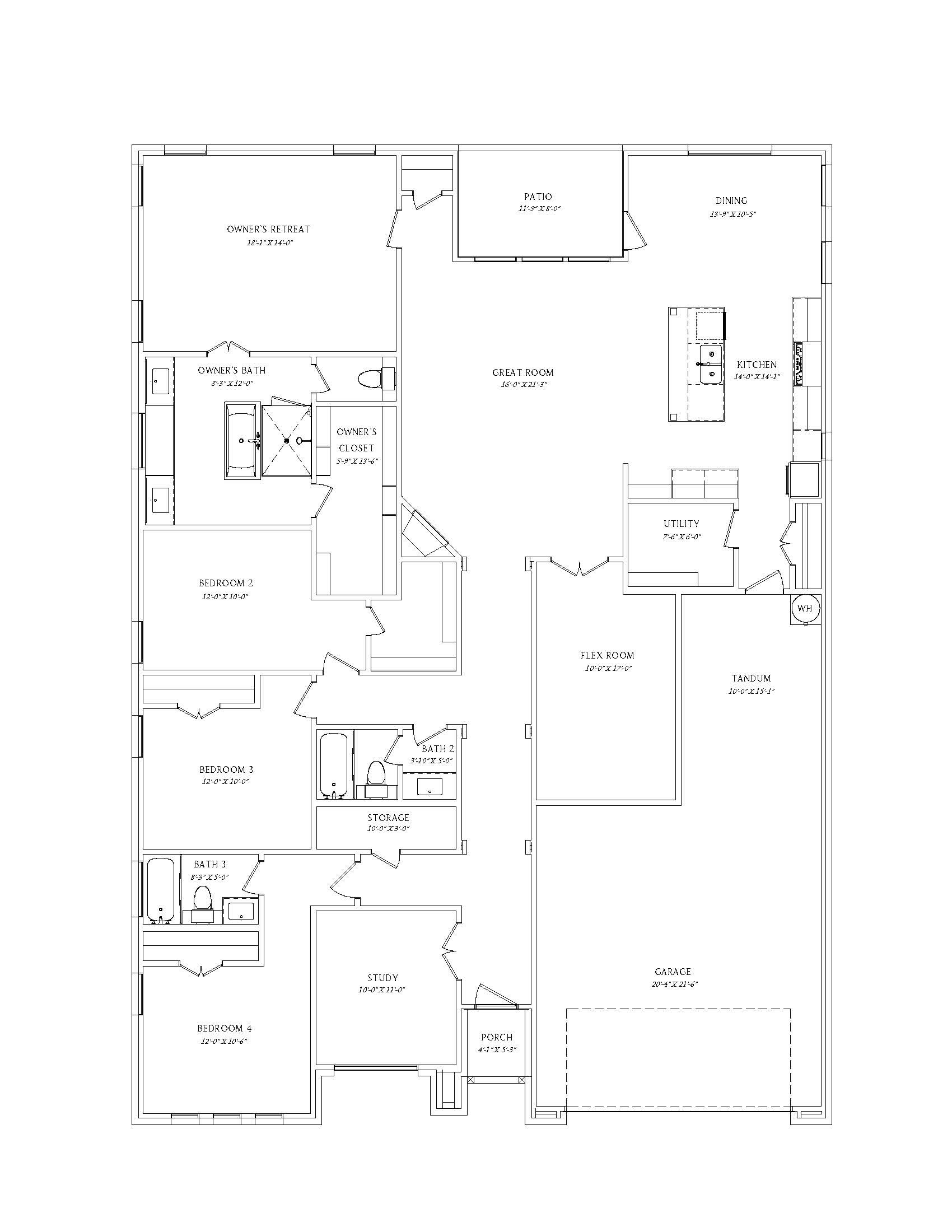 7145 Talon Dr - Tanner Floor Plan