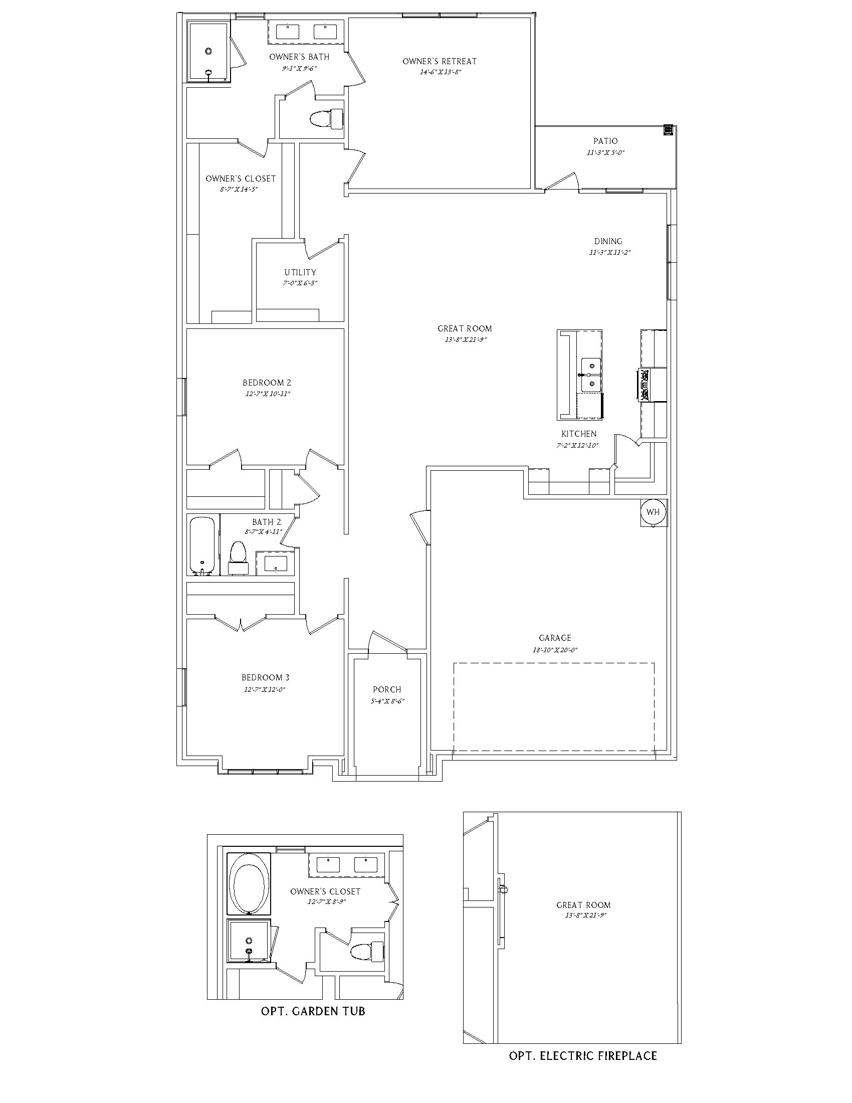 Chandler Floor Plan and Options