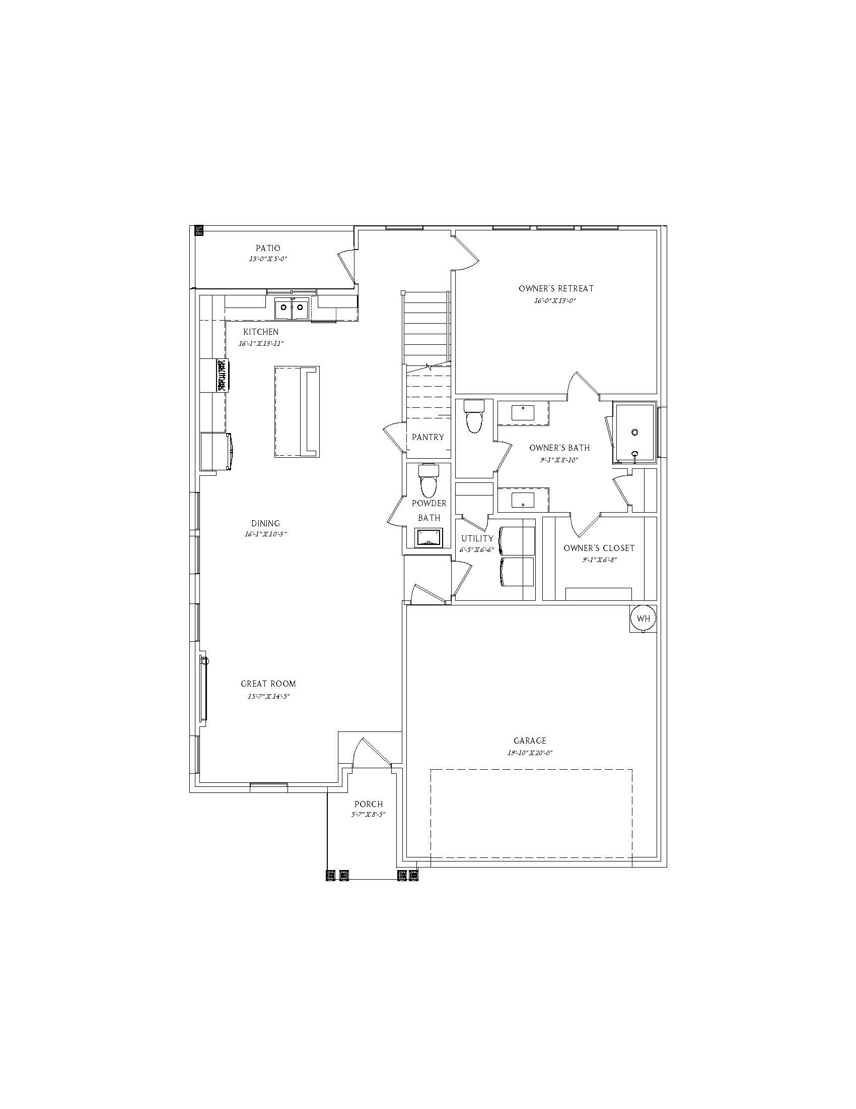 Grandview Floor Plan - 1st Floor