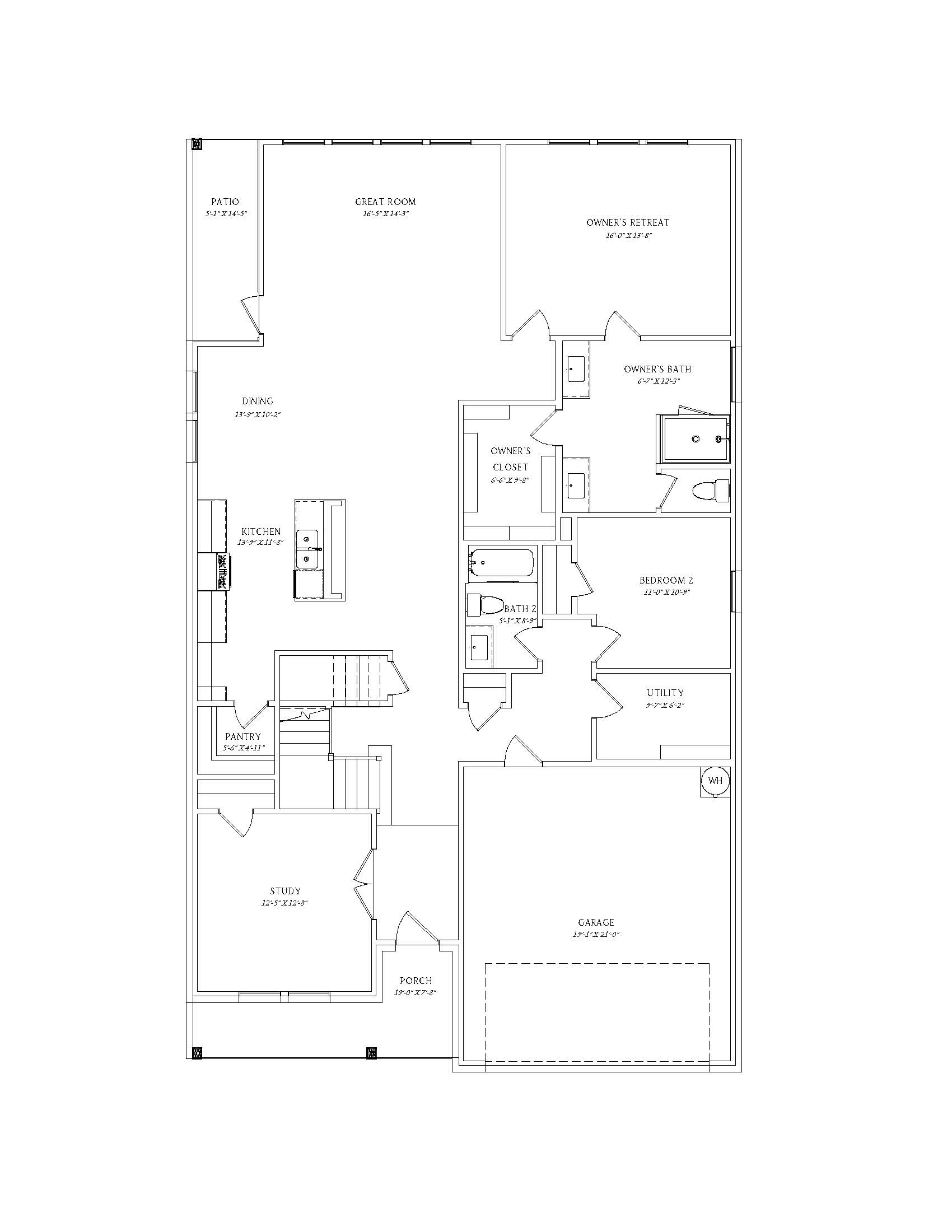 Smithfield Floor Plan - 1st Floor