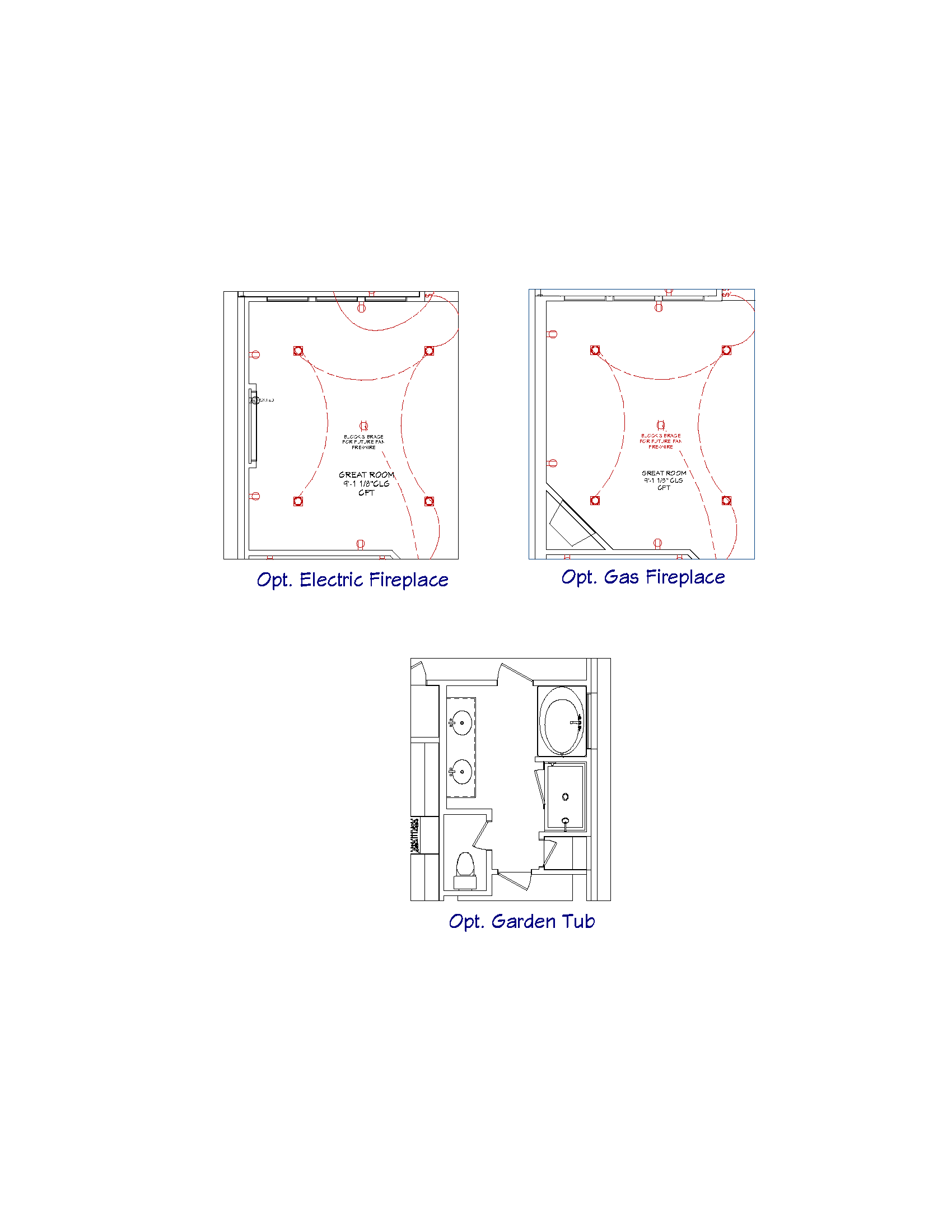 Chamberlin Floor Plan Options