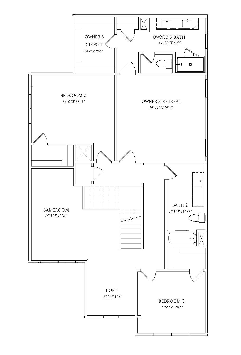 Juniper Floor Plan - 2nd Floor