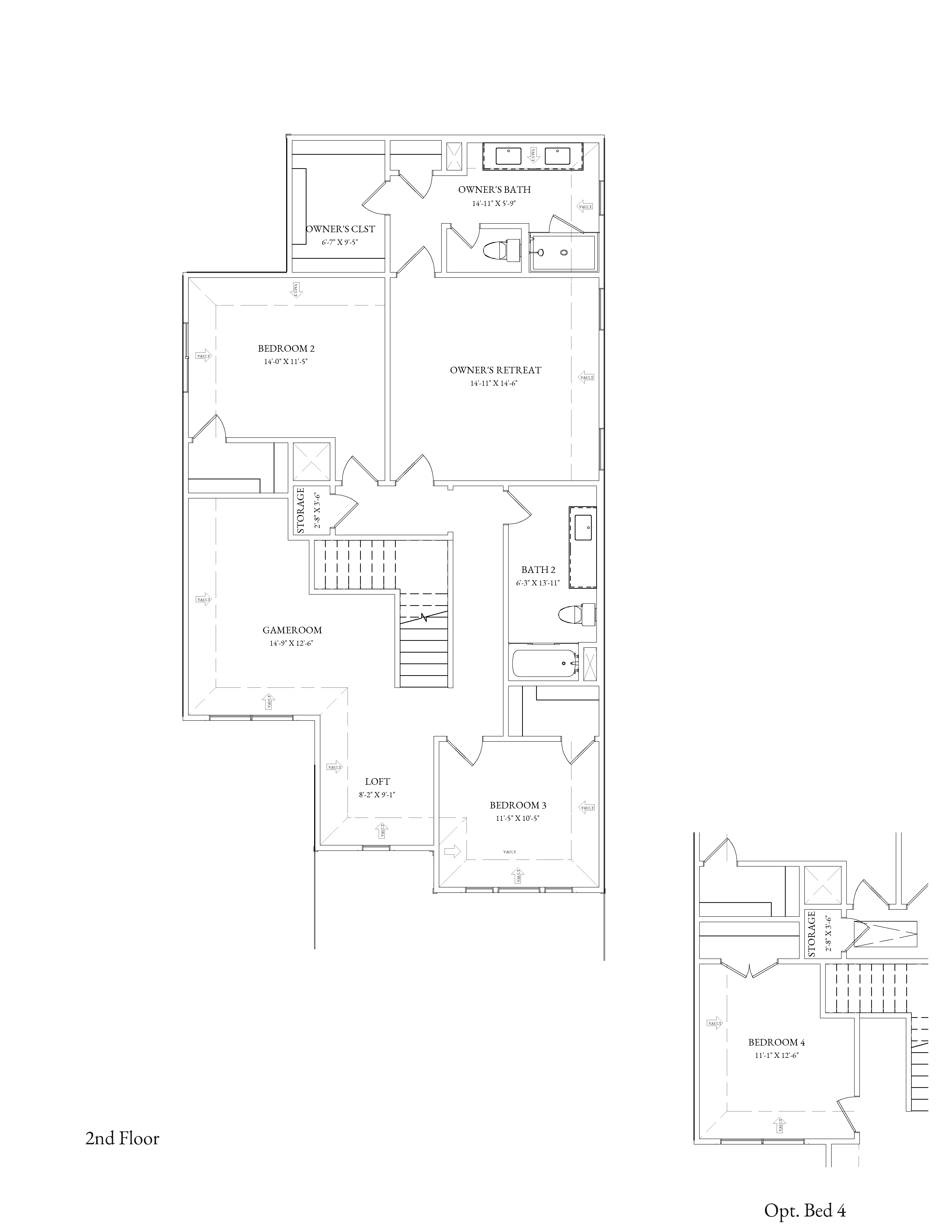 Juniper Floor Plan - 2nd Floor