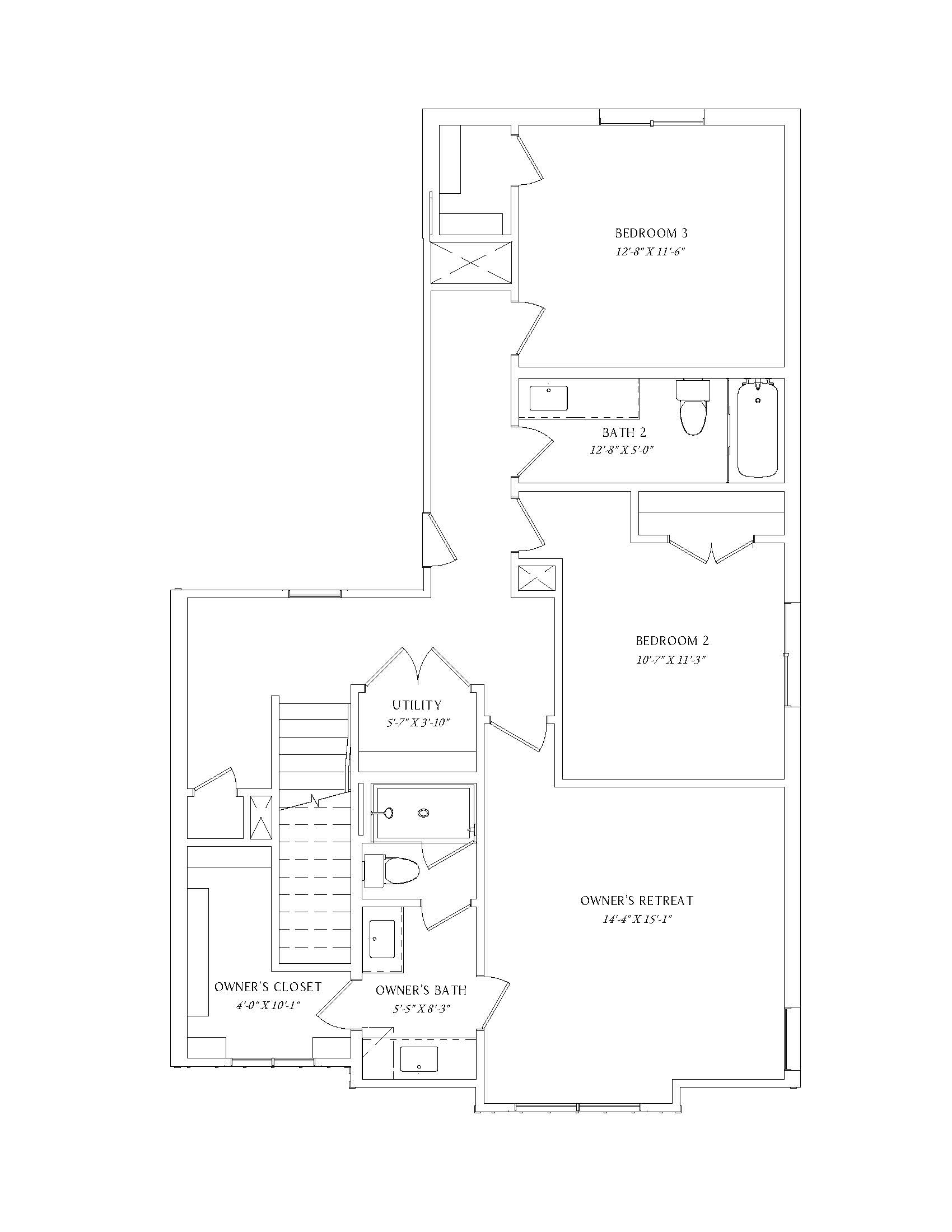 Sage Floor Plan - 2nd Floor