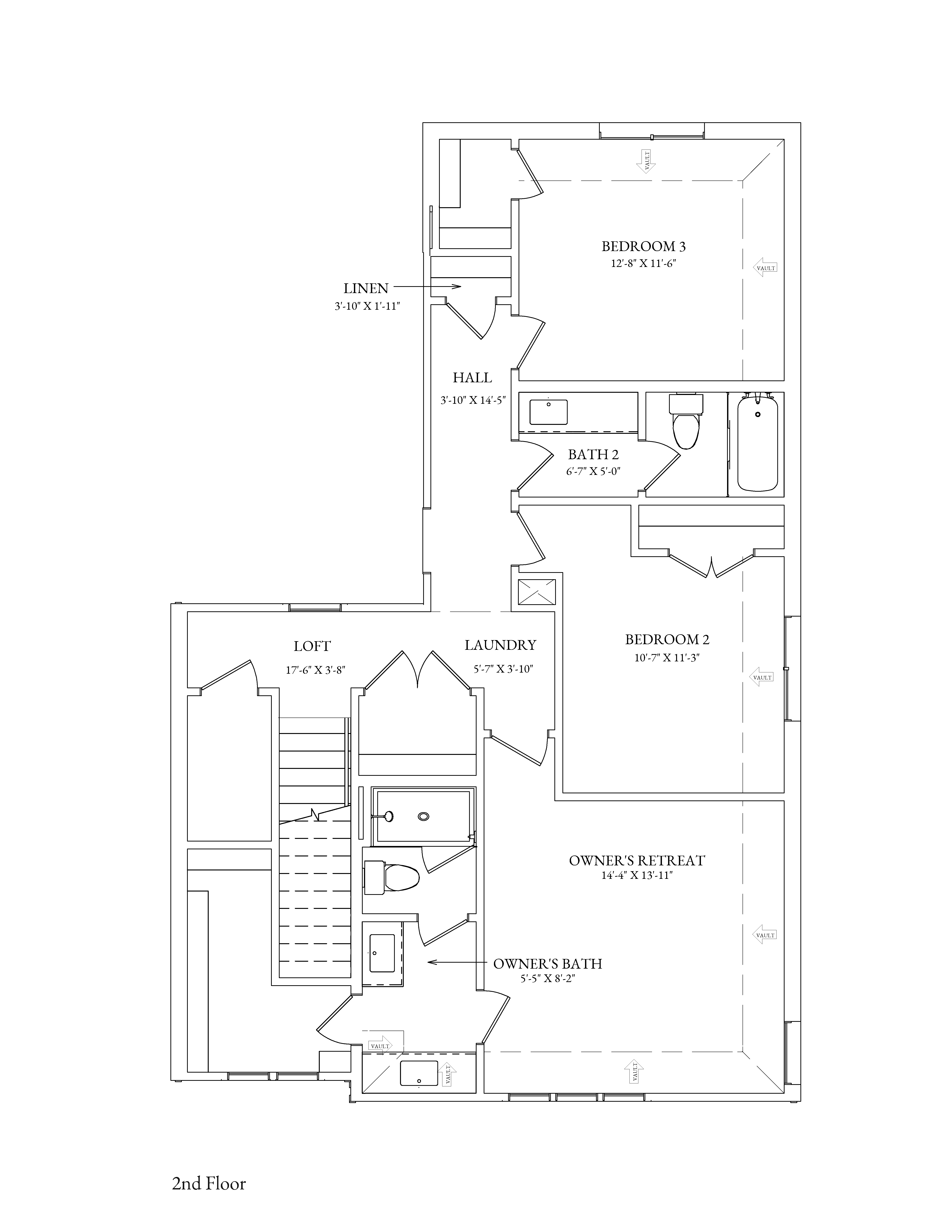 Sage Floor Plan - 2nd Floor