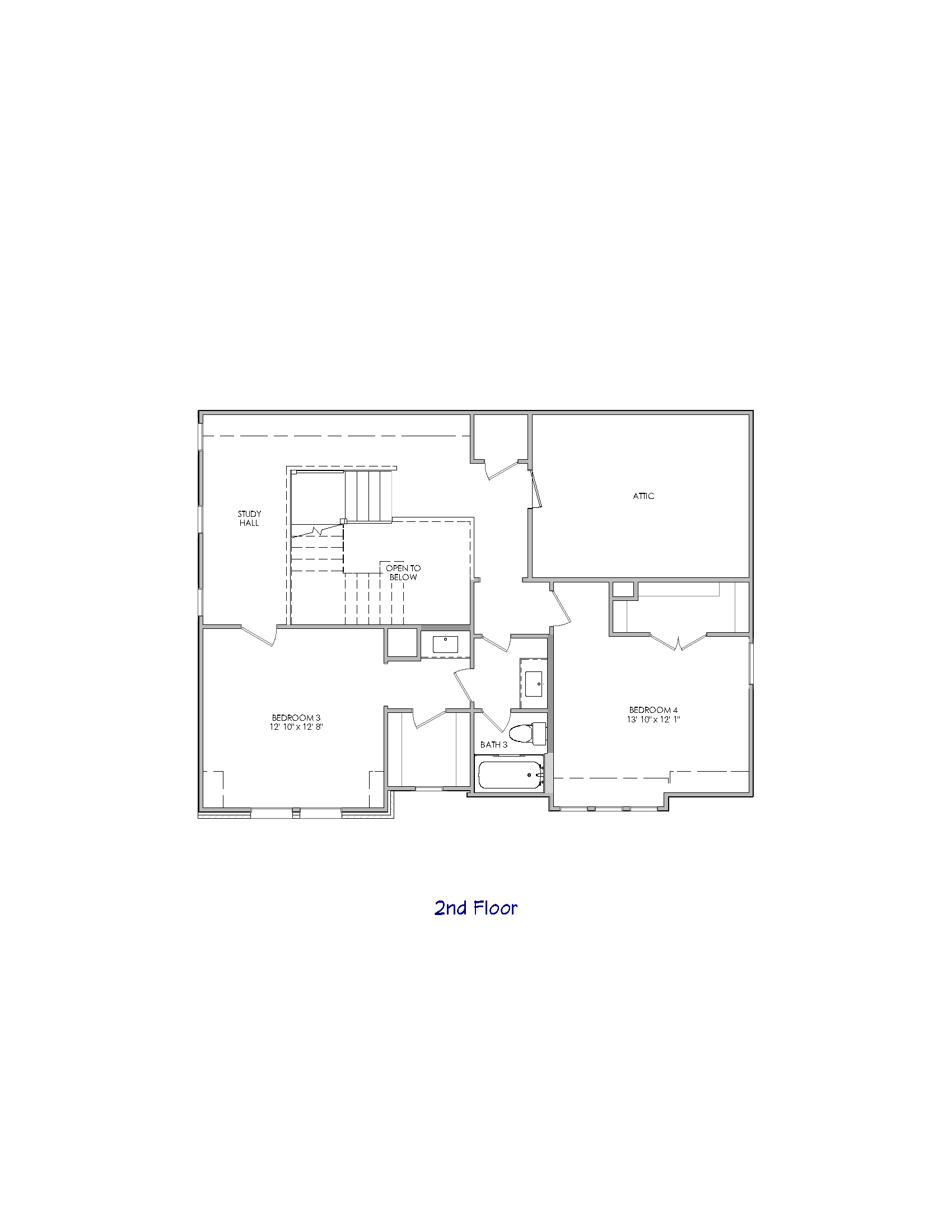Slayton Floor Plan - 2nd Floor