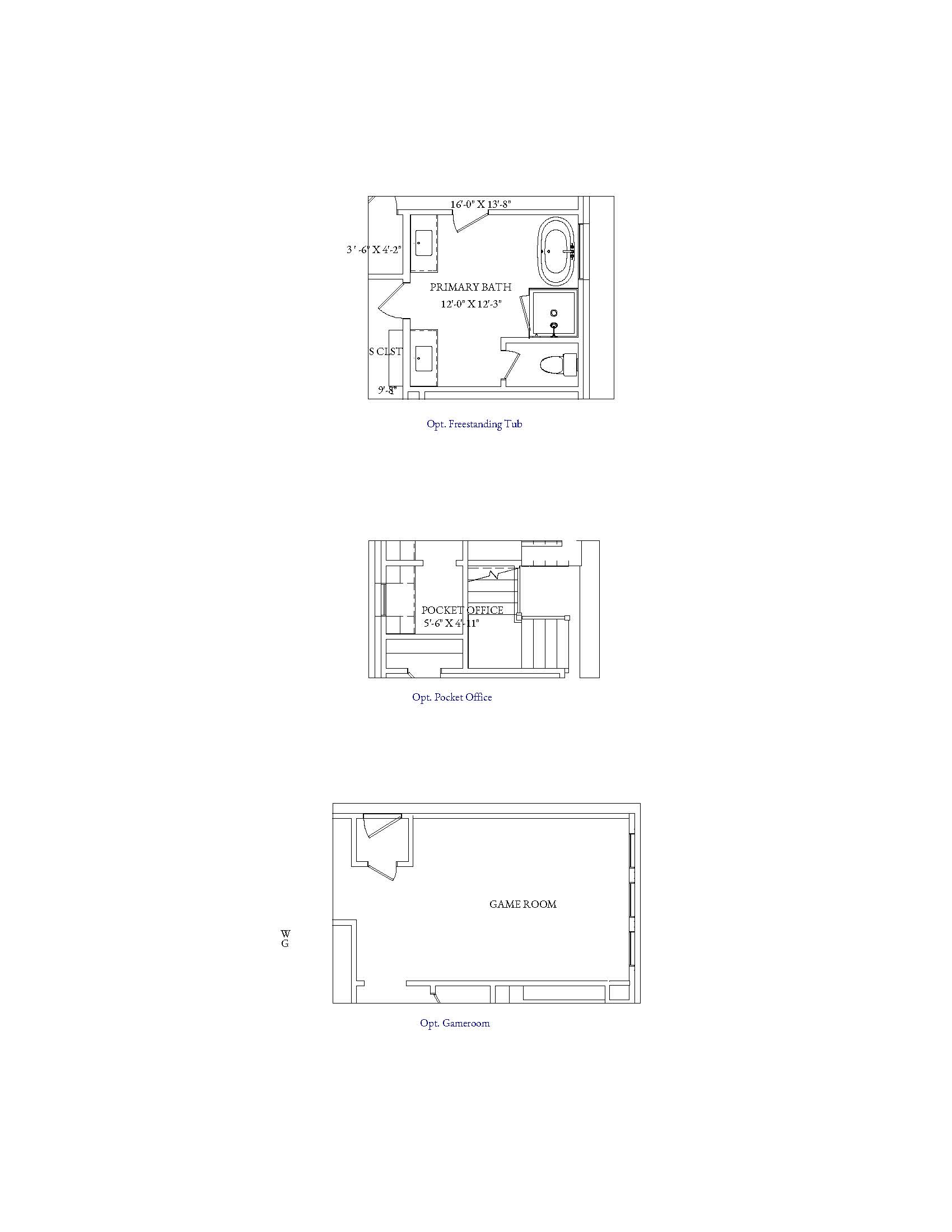 Slayton Floor Plan - Options