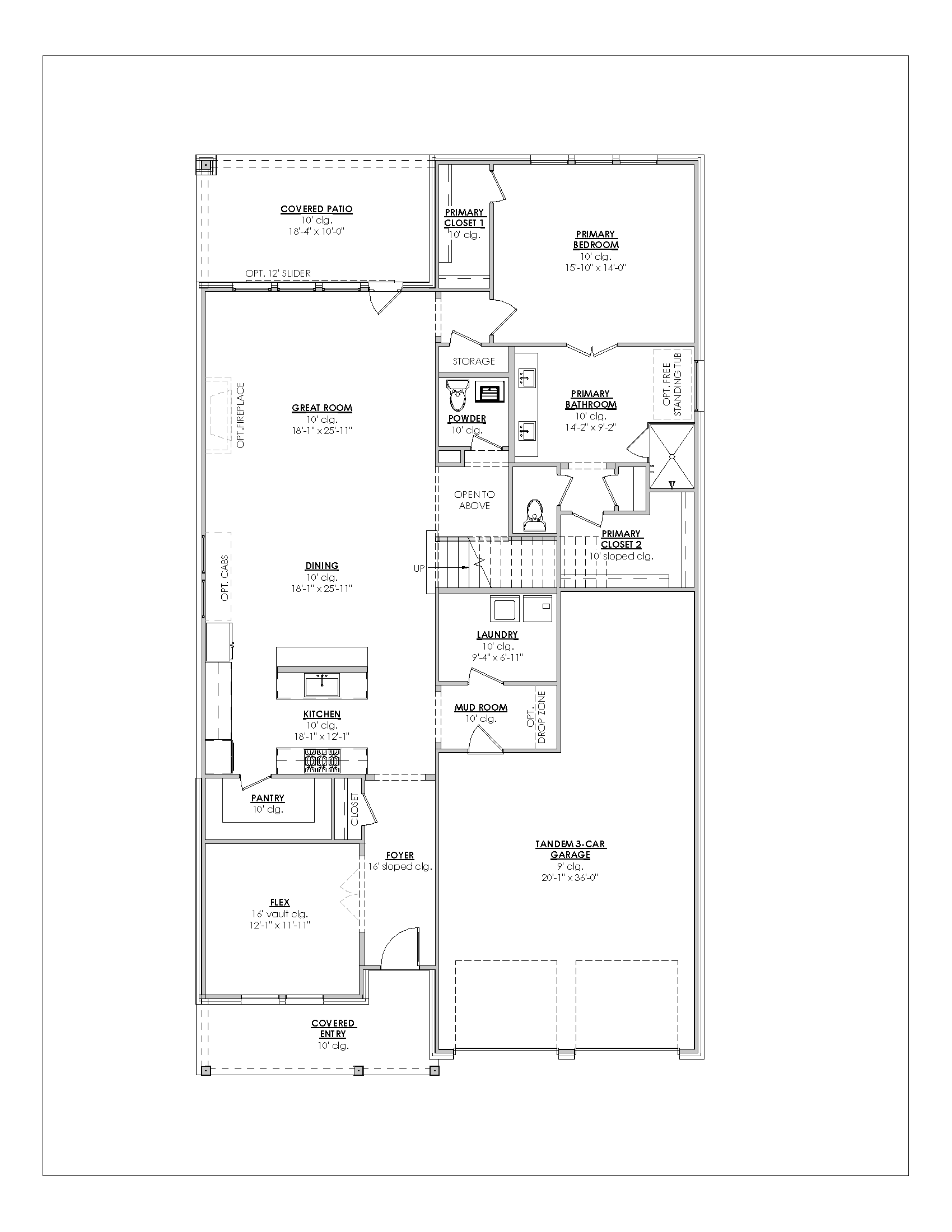 Lockhart Floor Plan - 1st Floor