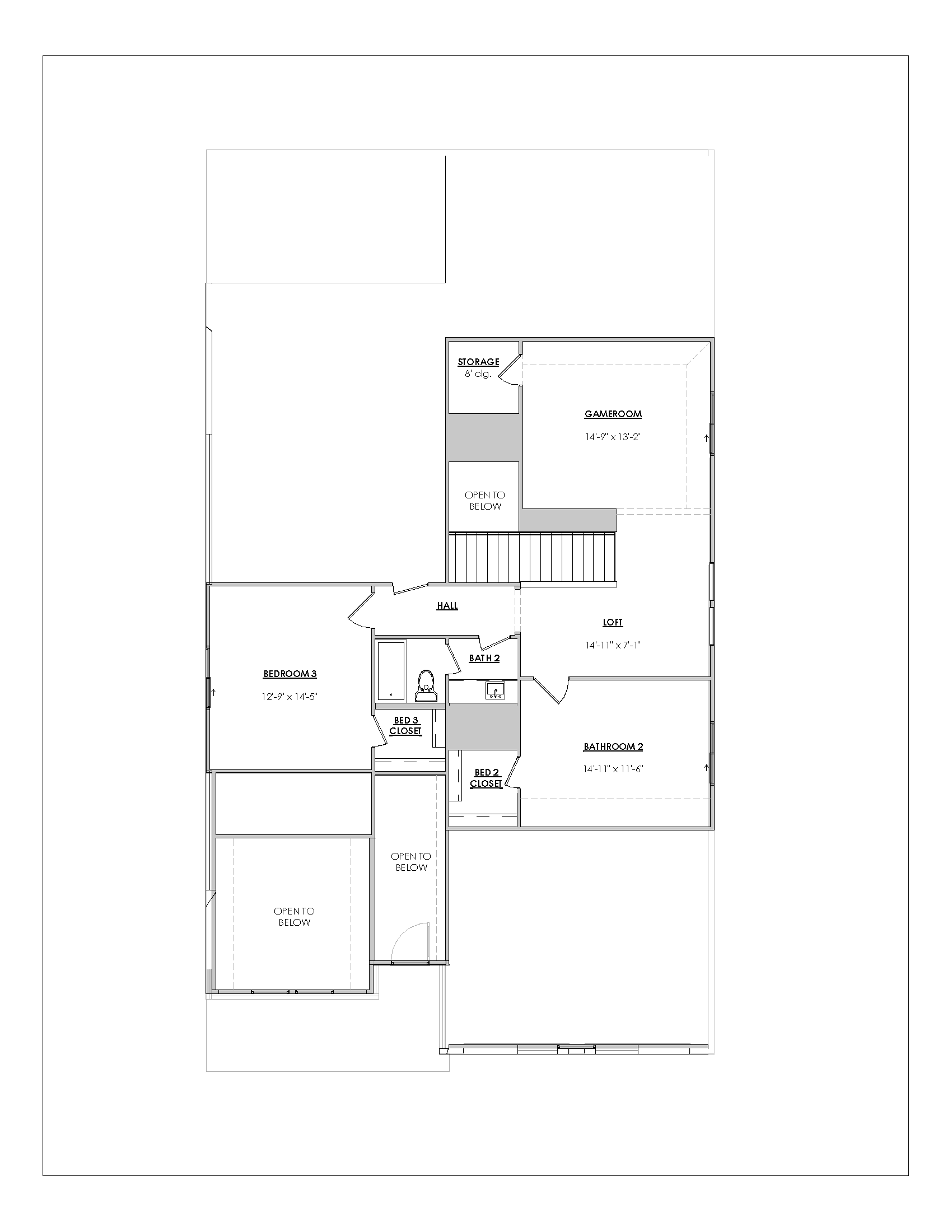 Longview Floor Plan - 2nd Floor