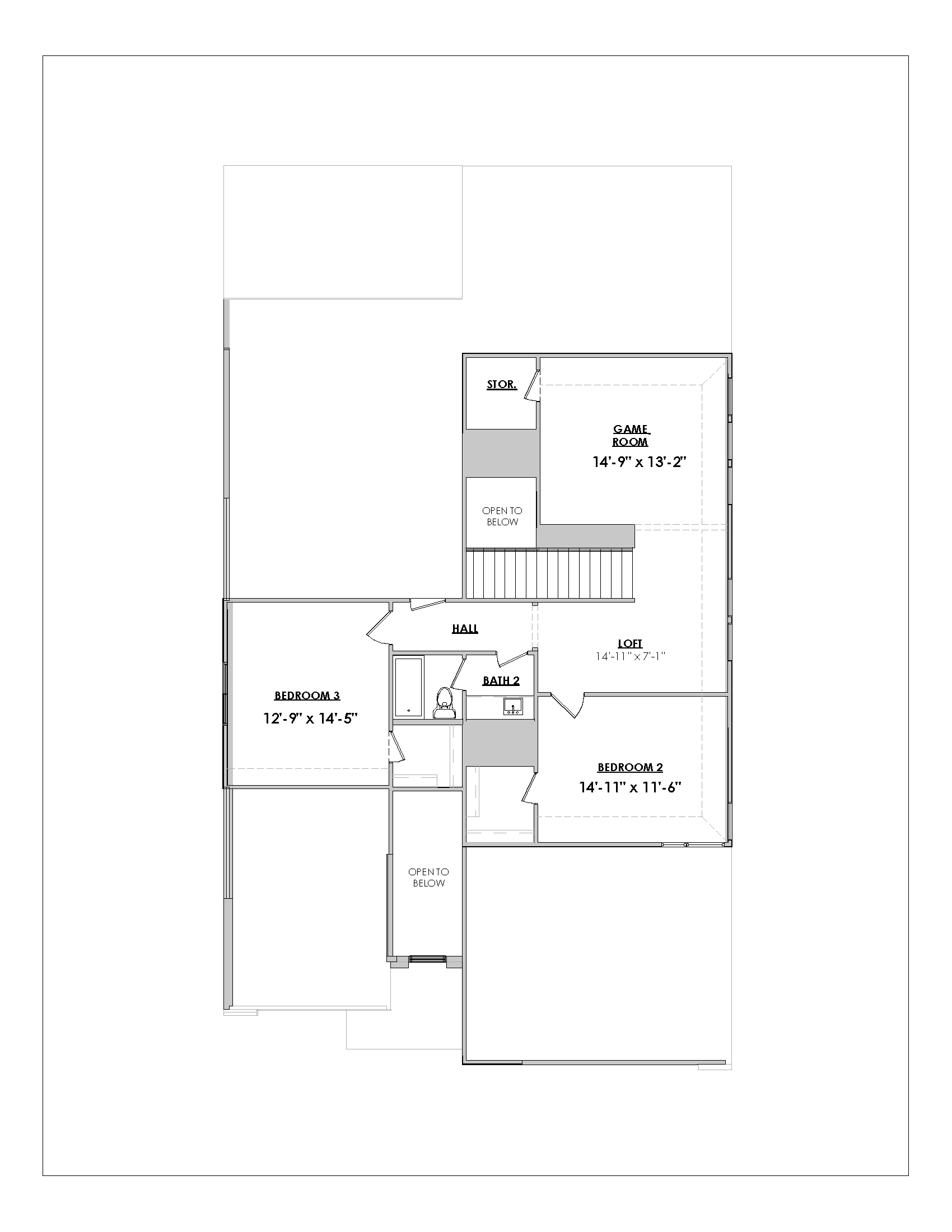 Longview Floor Plan - 2nd Floor