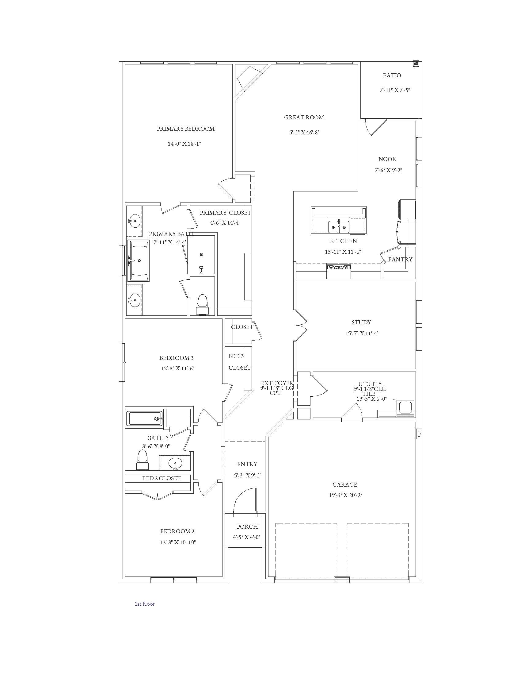 9316 Kendall Ln -Canton Floor Plan