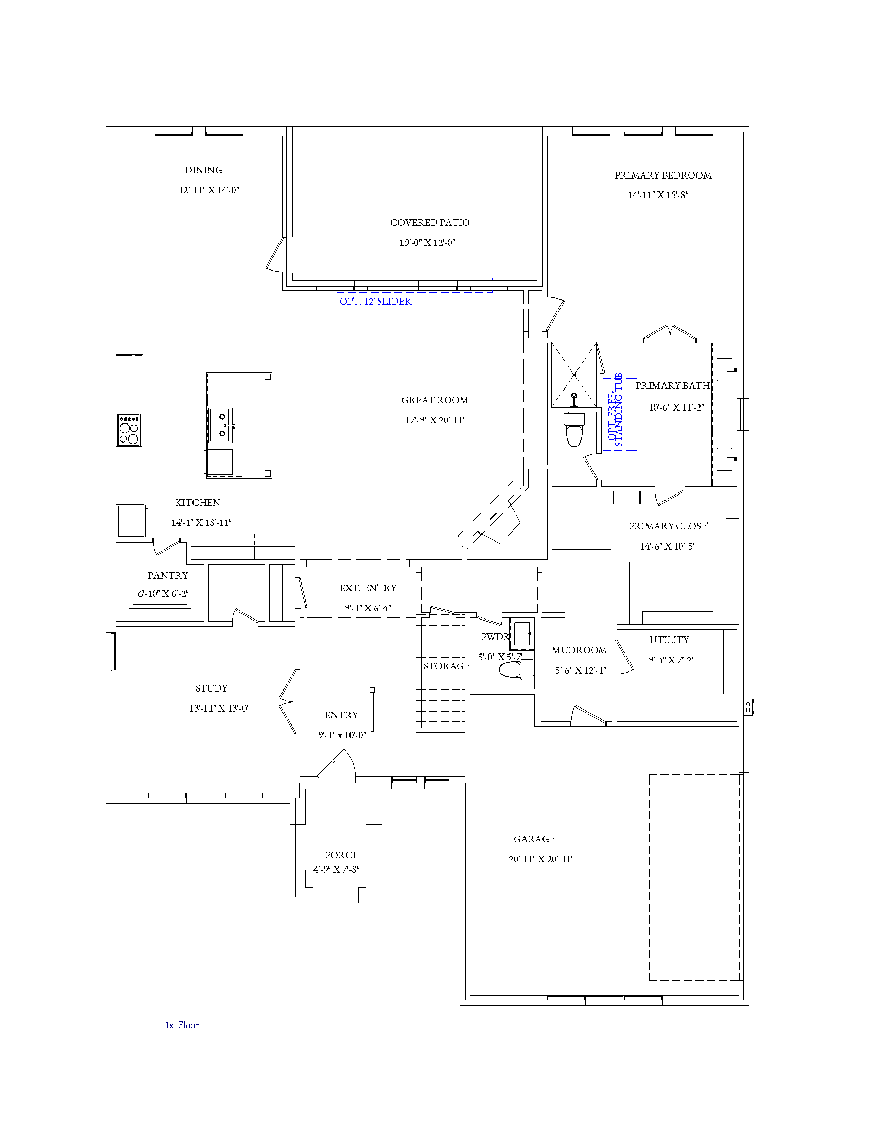 Eleanor Floorplan - 1st floor