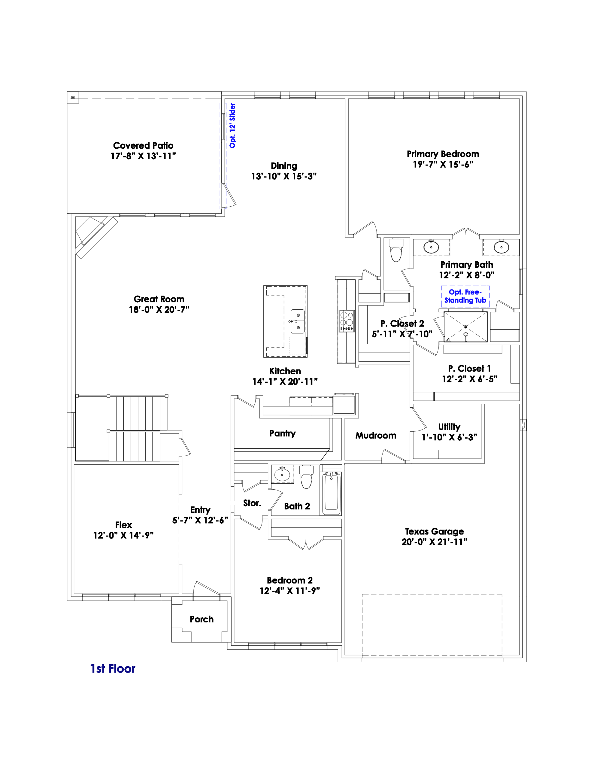 Taylor Floorplan- 1st Floor