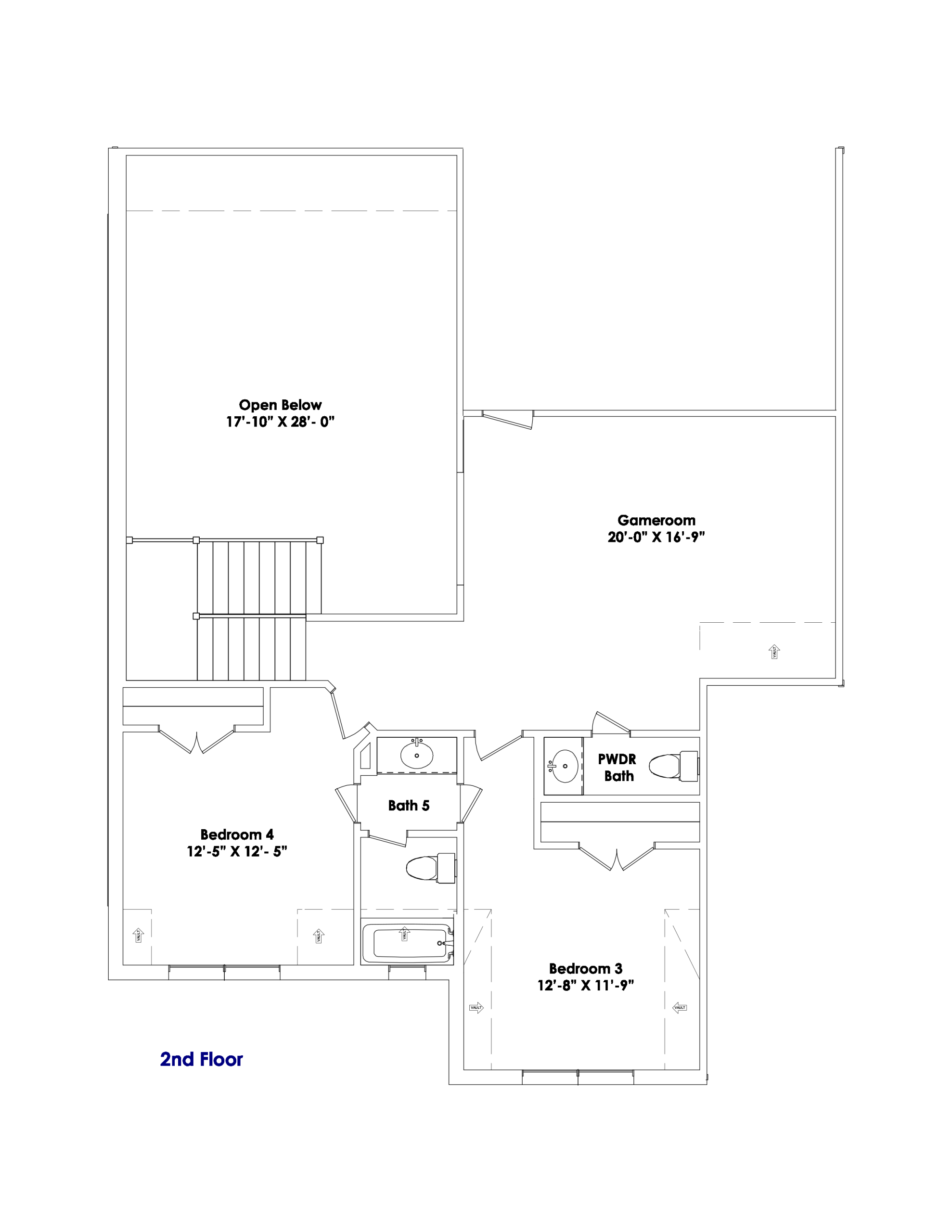 Taylor Floorplan- 2nd Floor