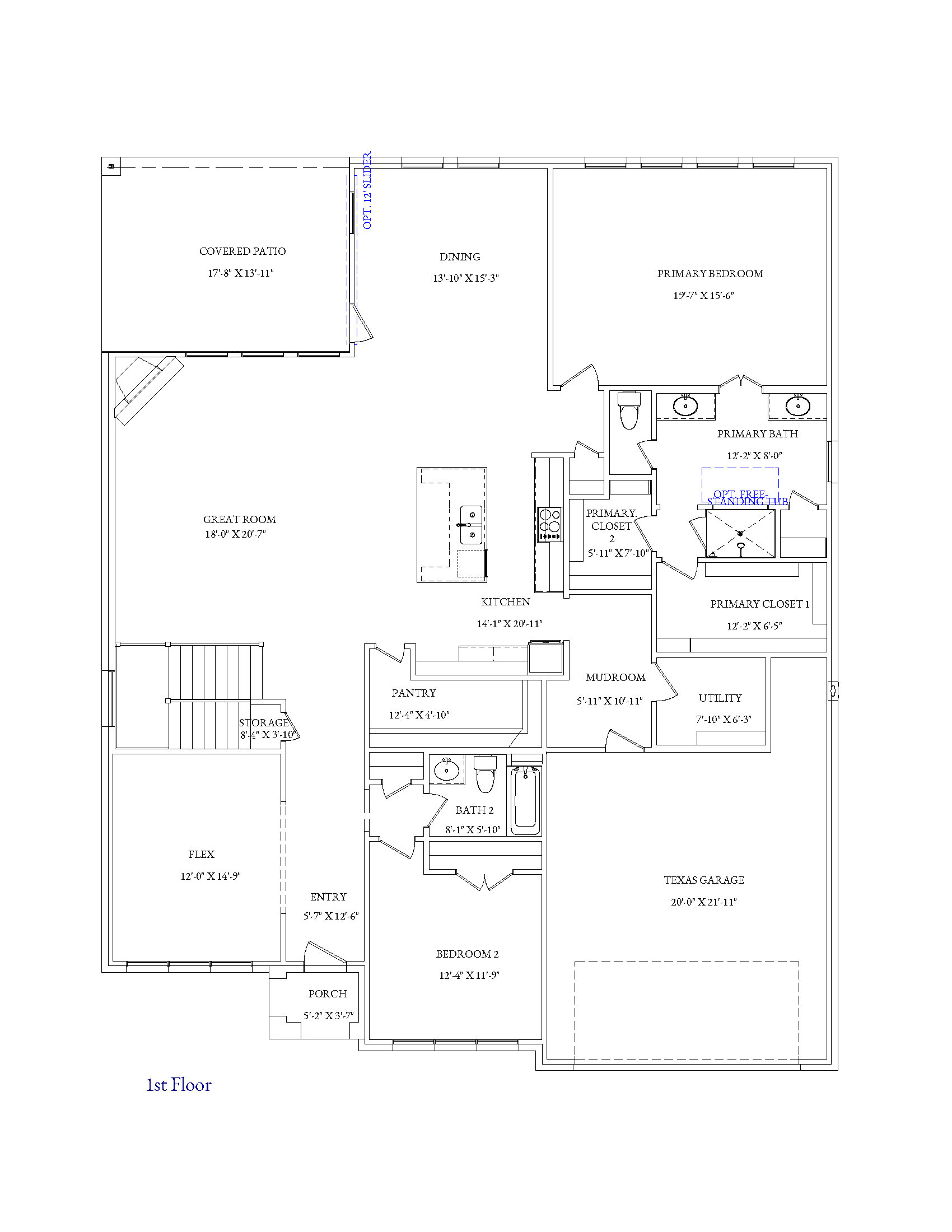 Taylor Floorplan- 1st Floor