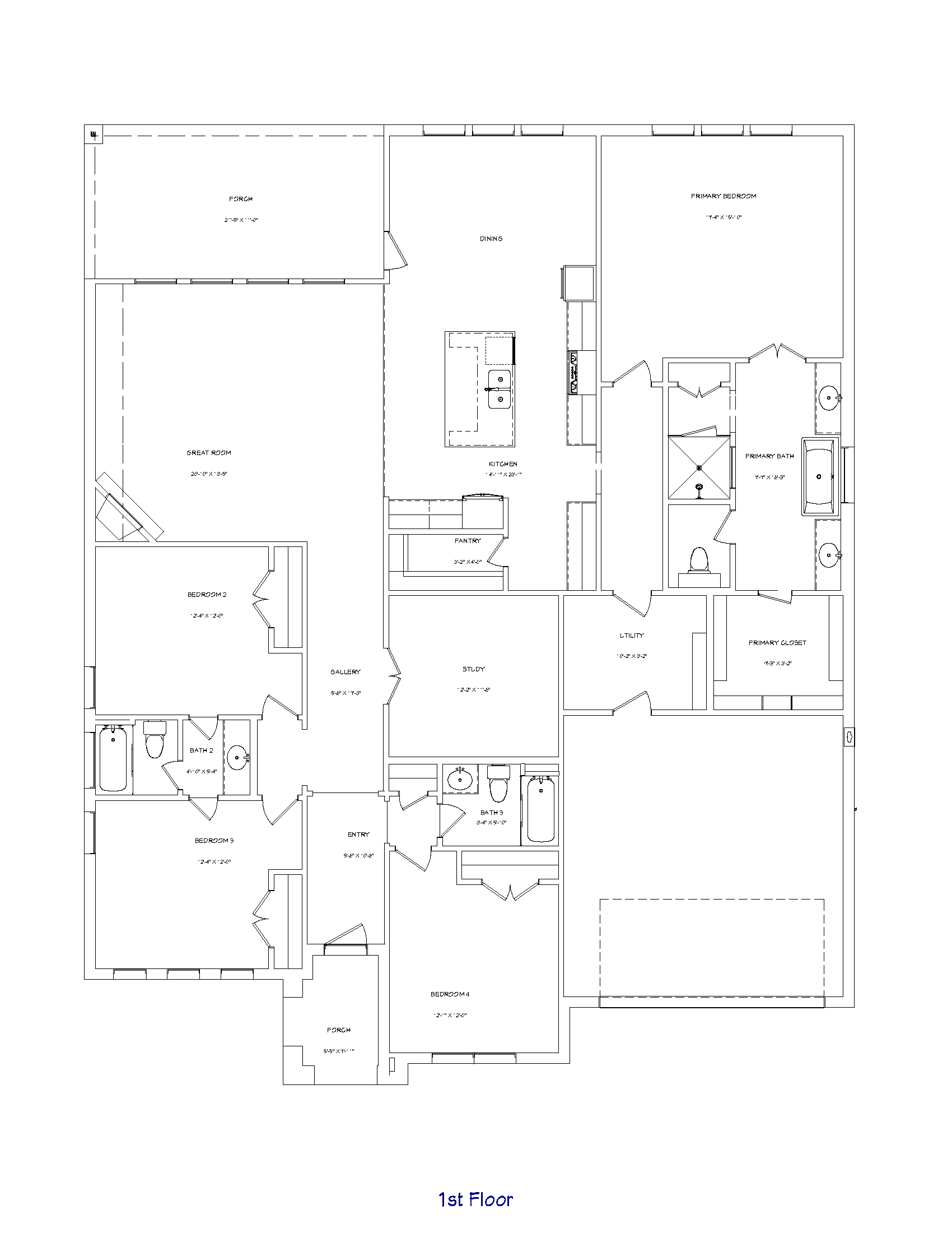 1705 Wintergreen Avenue - Floor Plan