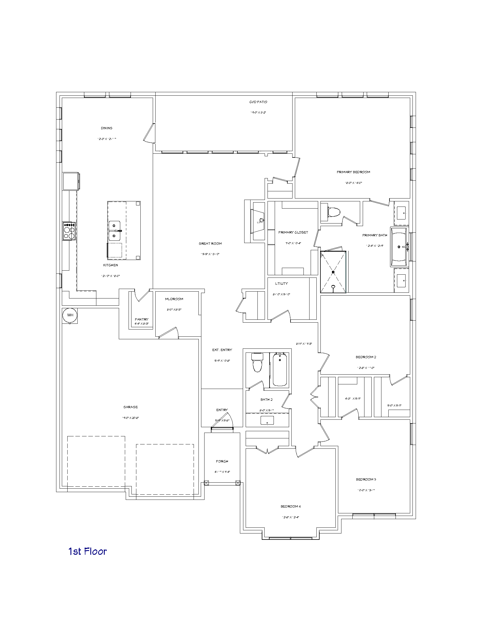 7121 Mantle Ridge Drive - Floorplan