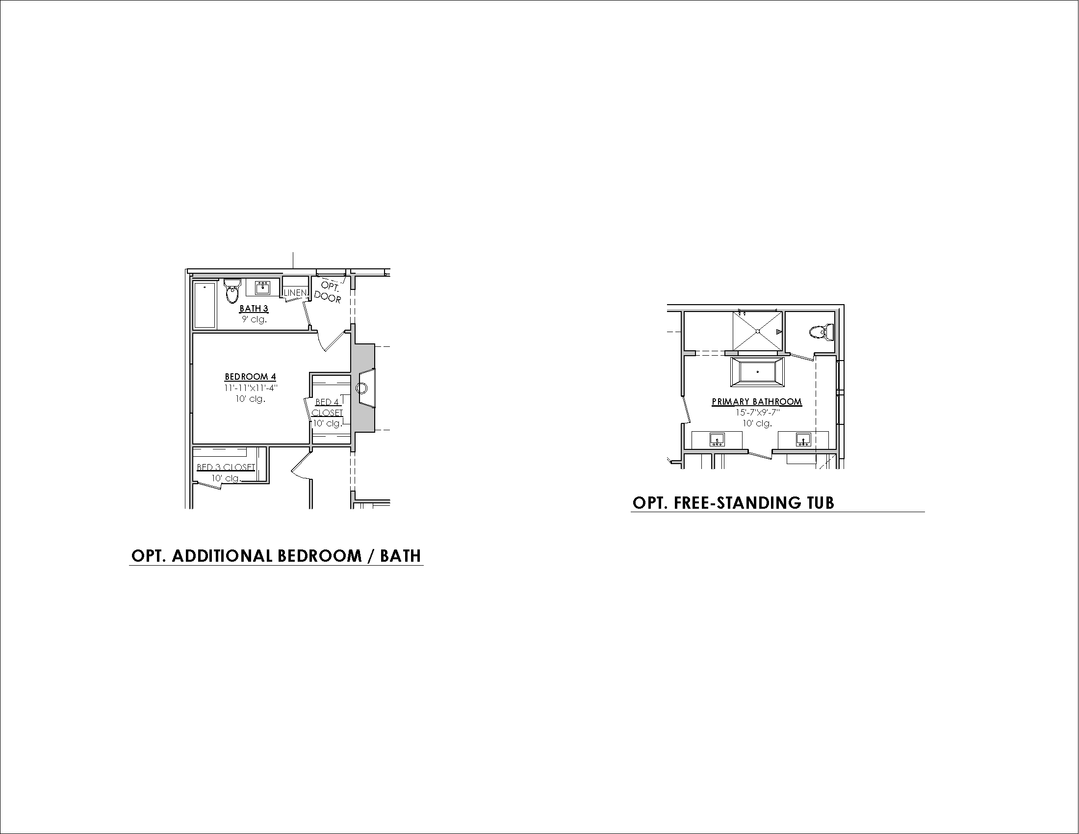 Floorplan Options