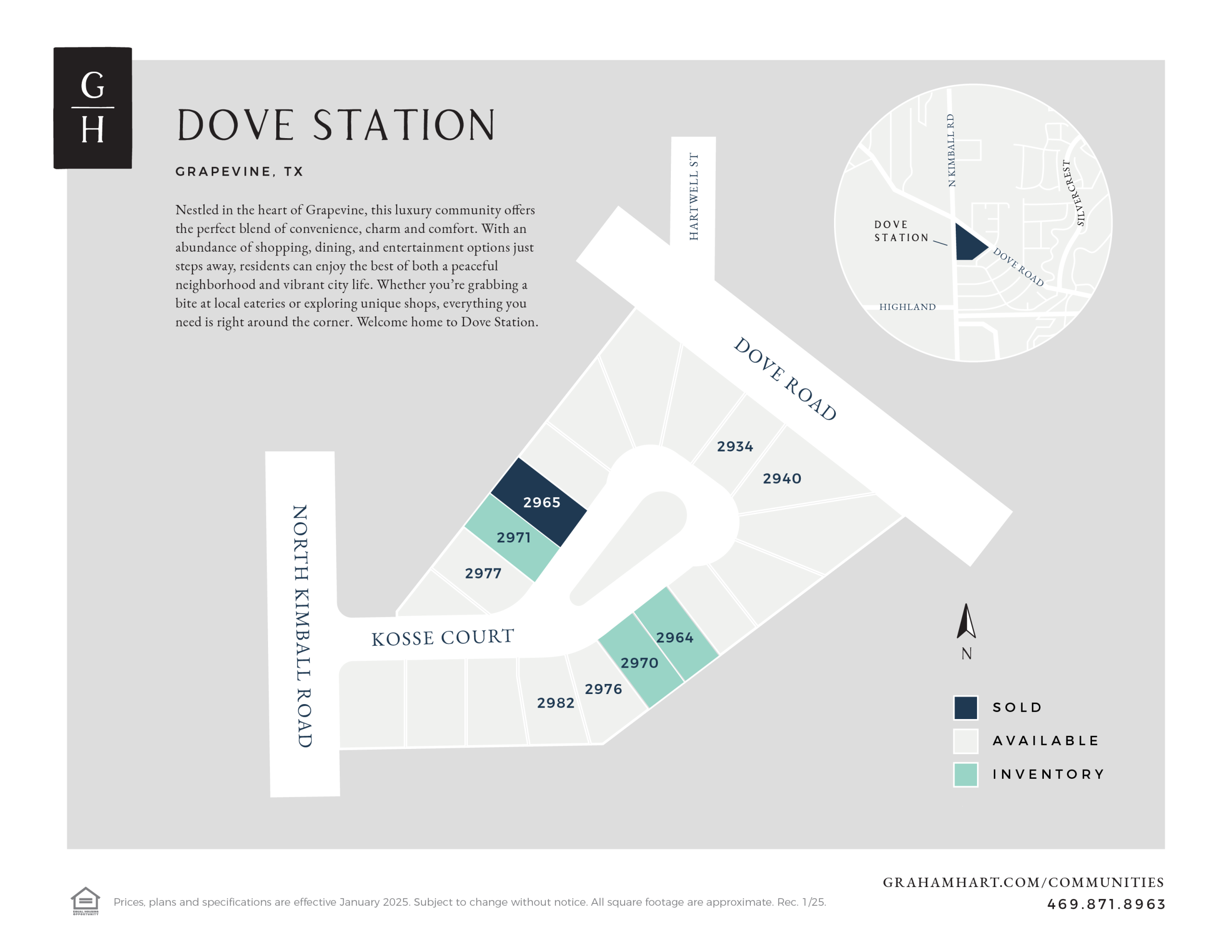 Dove Station community plat map